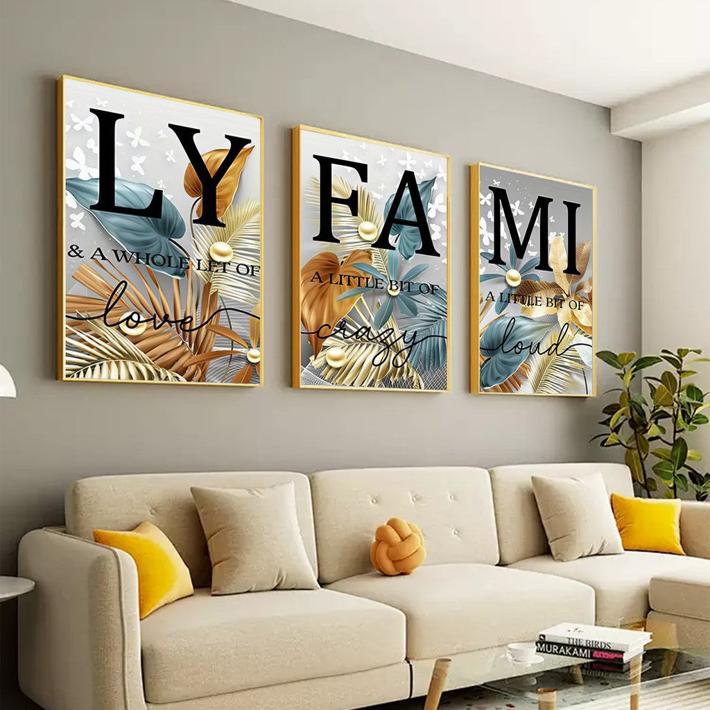 Wall Decoration  The Dearest Family Living Room Feature Wall Decor Decorative Picture