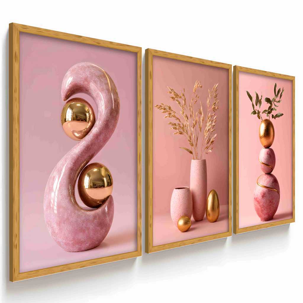 Wall Decoration Minimalist Vases Floral Motifs Diverse Styles Zen-inspired Aesthetic Art Display