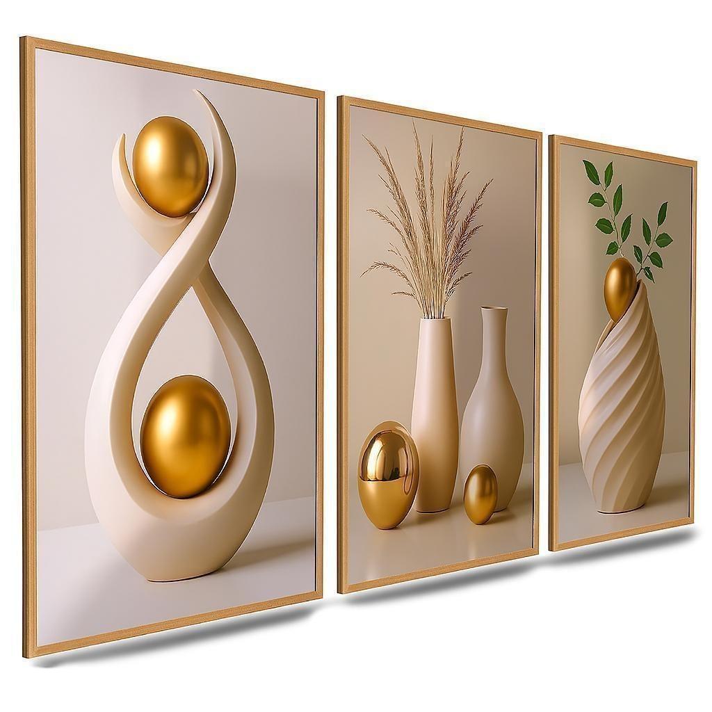 Wall Decoration Minimalist Vases Floral Motifs Diverse Styles Zen-inspired Aesthetic Art Display