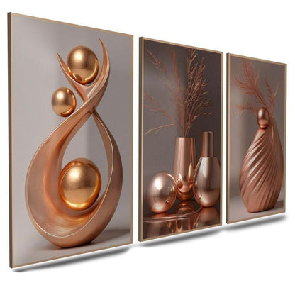 Wall Decoration Minimalist Vases Floral Motifs Diverse Styles Zen-inspired Aesthetic Art Display